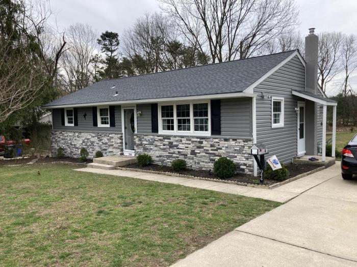 Exterior Stone Siding and Hardie Board - Traditional - Exterior ...